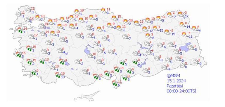 Meteoroloji yeni hava durumu tahmin raporunu yayımladı! Salı gününe dikkat