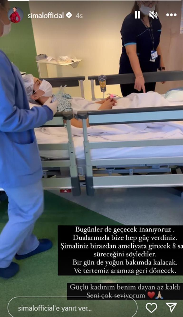 Şimal'den 8 saat süren beyin ameliyatının ardından ilk fotoğraf!