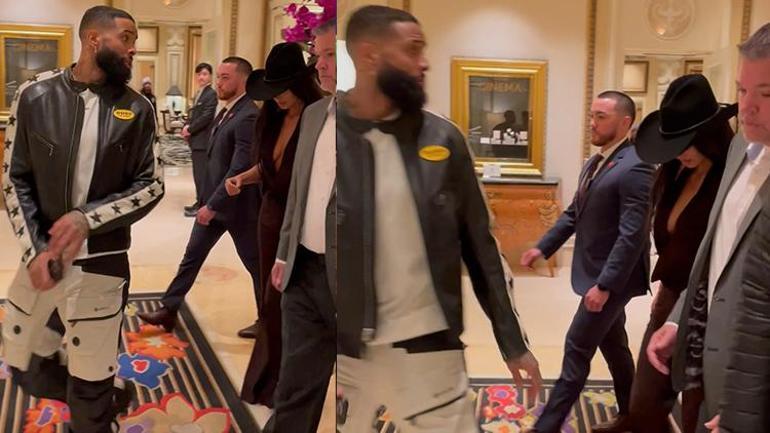 Kim Kardashian ve Odell Beckham Jr. ilk kez otele giriş yaparken görüntülendi!