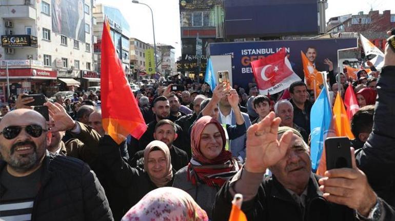 İBB adayı Murat Kurum Sancaktepe'de vatandaşlara seslendi: İstanbul’un parlayan yıldızı olacak