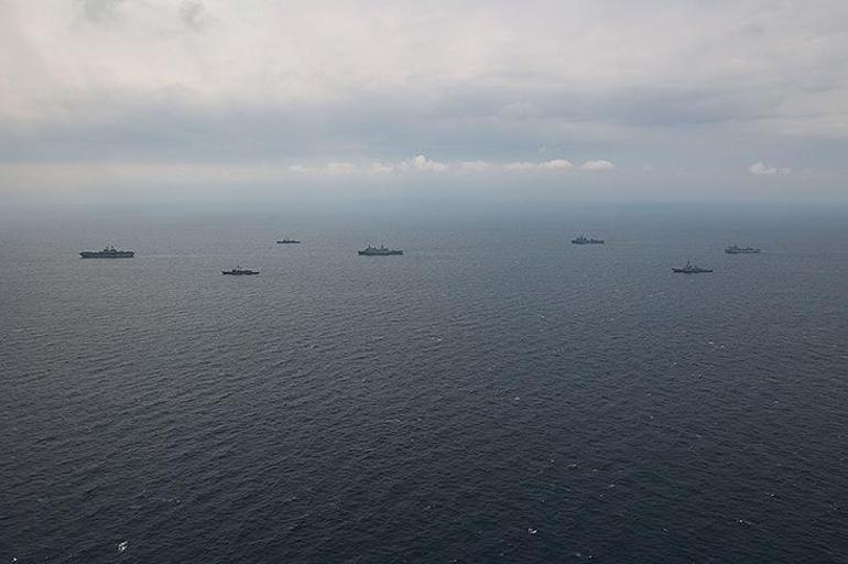 ABD ordusu fotoğrafları paylaştı! Türk savaş gemileri kadrajda