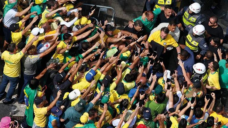 Brezilya’da Bolsonaro’nun destekçileri sokağa indi! Ortalık karıştı