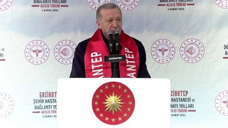 Gaziantep Şehir Hastanesi açıldı! Erdoğan: Deprem şehirlerimizi ayağa kaldırana kadar durup dinlenmeyeceğiz