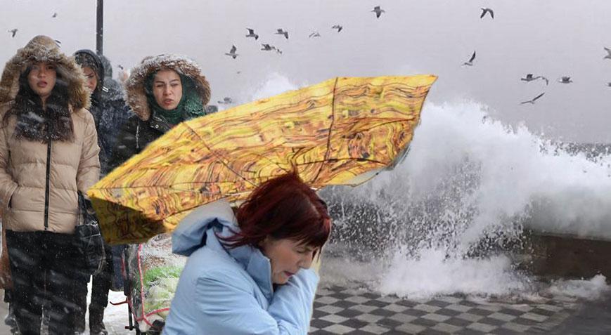 Son dakika… Meteoroloji saat verip uyardı! Kar, sağanak, fırtına alarmı