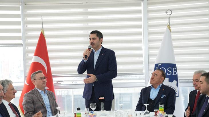 Bakan Kurum: Güçlü sanayiyi, İstanbul’umuza kazandıracağız”