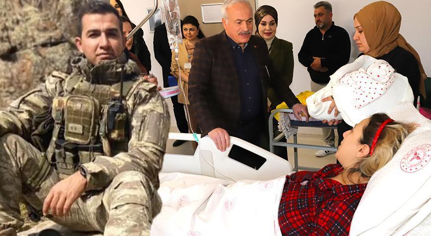 Şehit ağabeyi Gökhan Delen’in doğum gününde anne oldu