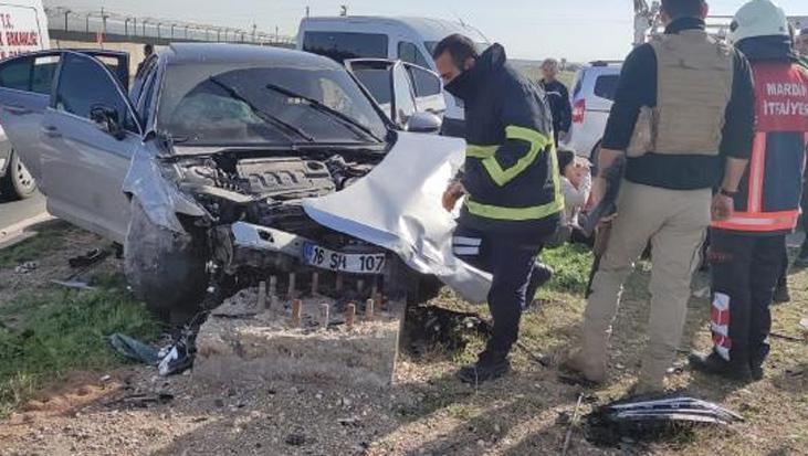 Mardin’de feci kaza: 1’i bebek, 6 yaralı