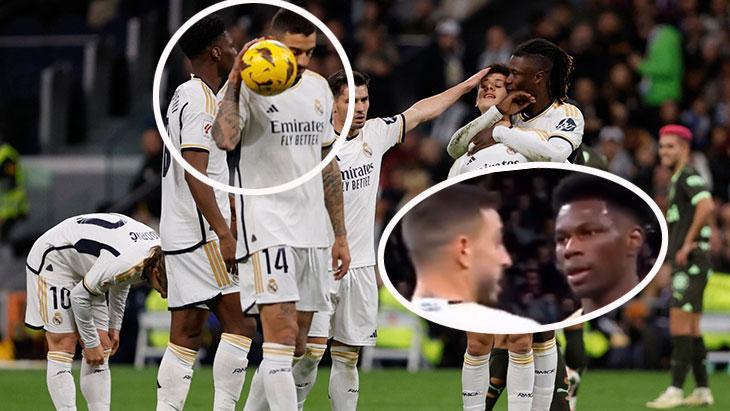 Görüntüler ortaya çıktı! Ünlü yıldız, Arda Güler’in penaltıyı atması için yalvardı ancak ikna edemedi