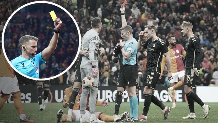 Galatasaray 2 kez penaltı bekledi! Sparta Prag maçına İspanyol hakemin kararları damga vurdu