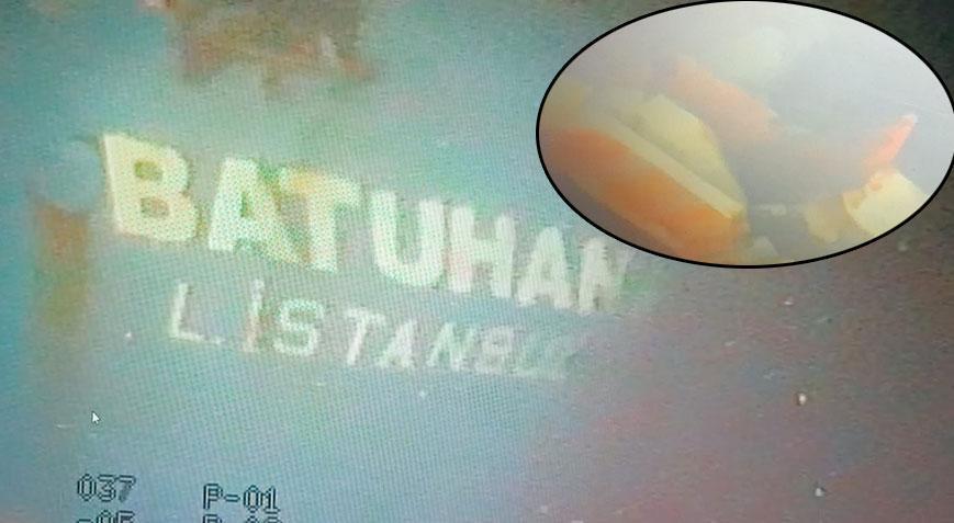 Batan ‘Batuhan A’ adlı gemi su altında görüntülendi