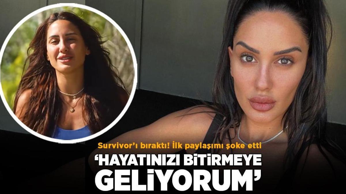 Survivor’ı bırakan Sahra Işık’ın ilk paylaşımı olay oldu! ‘Hayatınızı bitirmeye geliyorum’