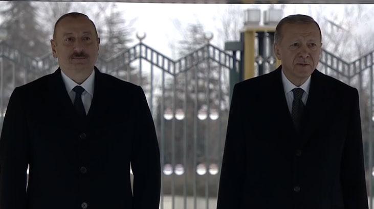 Azerbaycan Cumhurbaşkanı Aliyev Ankara’da