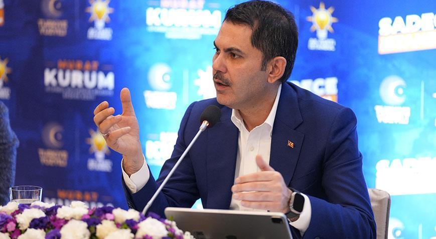 Murat Kurum’dan İBB yönetimine afiş tepkisi: Hangi hukuka göre söküyorsunuz