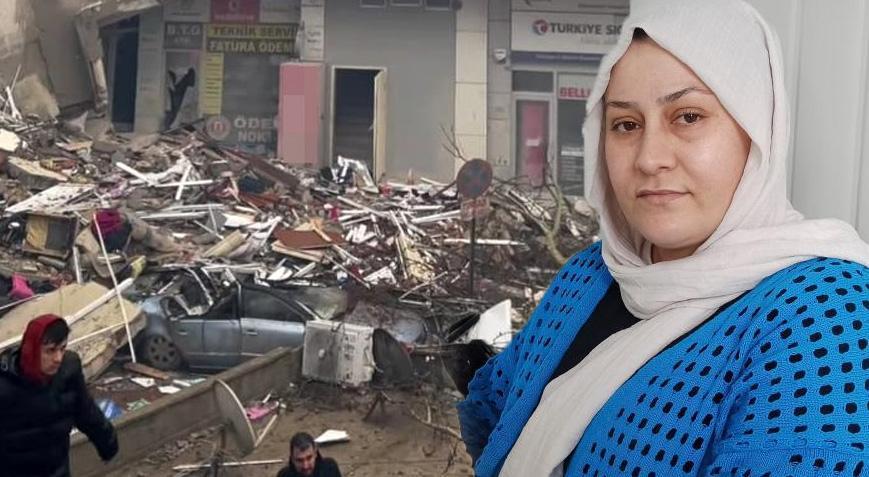 Depremzede kadın, annesini ve oğlunu kaybetti! Kendisi ise felç kaldı