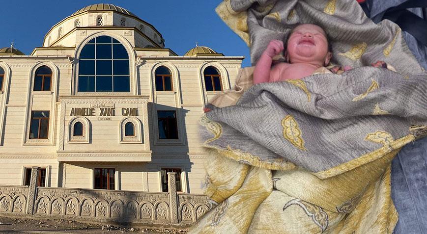 Yok böyle vicdansızlık! Yeni doğmuş bebeği cami avlusuna bıraktılar