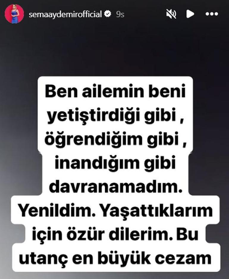 Survivor'dan diskalifiye edilen Sema Aydemir'den ilk paylaşım!