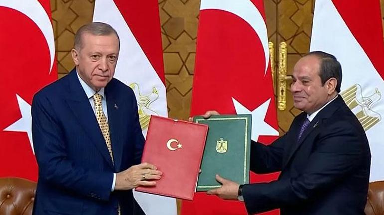 12 yıl sonra yeni sayfa! Cumhurbaşkanı Erdoğan ile Sisi'den son dakika açıklamaları