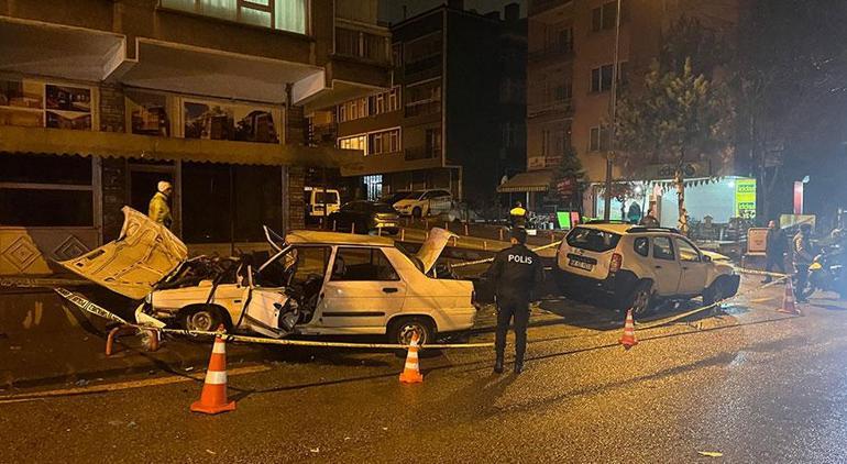Çankaya'da yolun kesiştiği noktada trafik kazası! 1 kişi hayatını kaybetti