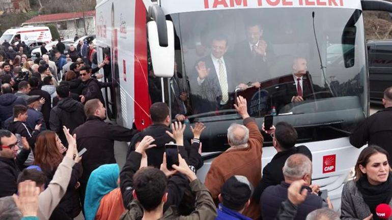 Özgür Özel ve Ekrem İmamoğlu gazetecilerin sorularını yanıtladı