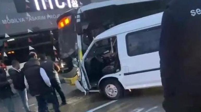 Bursa'da 3 araç birbirine girdi! 3 kişi yaralı