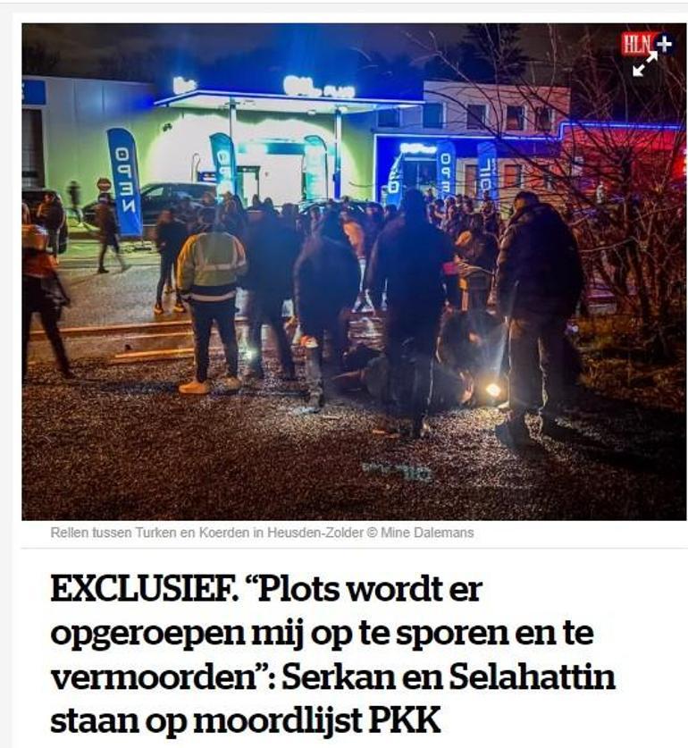 Belçika'da Türklere ölüm listesi! Yerel medya: Serkan ve Selahattin'in fotoğrafları PKK'nın elinde