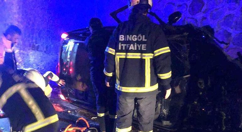 Bingöl'de 2 feci kaza! 2 kişi öldü, 4 kişi yaralandı