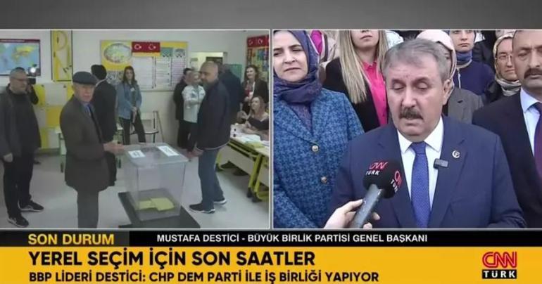 Destici'den 'Belediye Meclislerinde PKK'lı olmamalı' vurgusu
