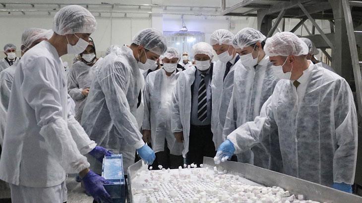 Tarım Bakanı Yardımcısı Bağcı üretim tesislerini gezdi