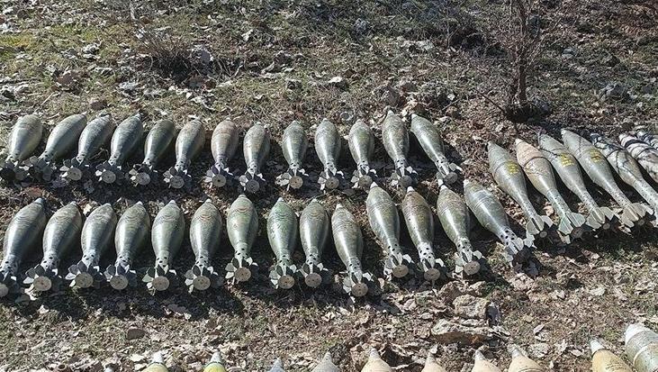 Pençe-Kaplan bölgesinde PKK’lı teröristlerin sığınağı tespit edildi