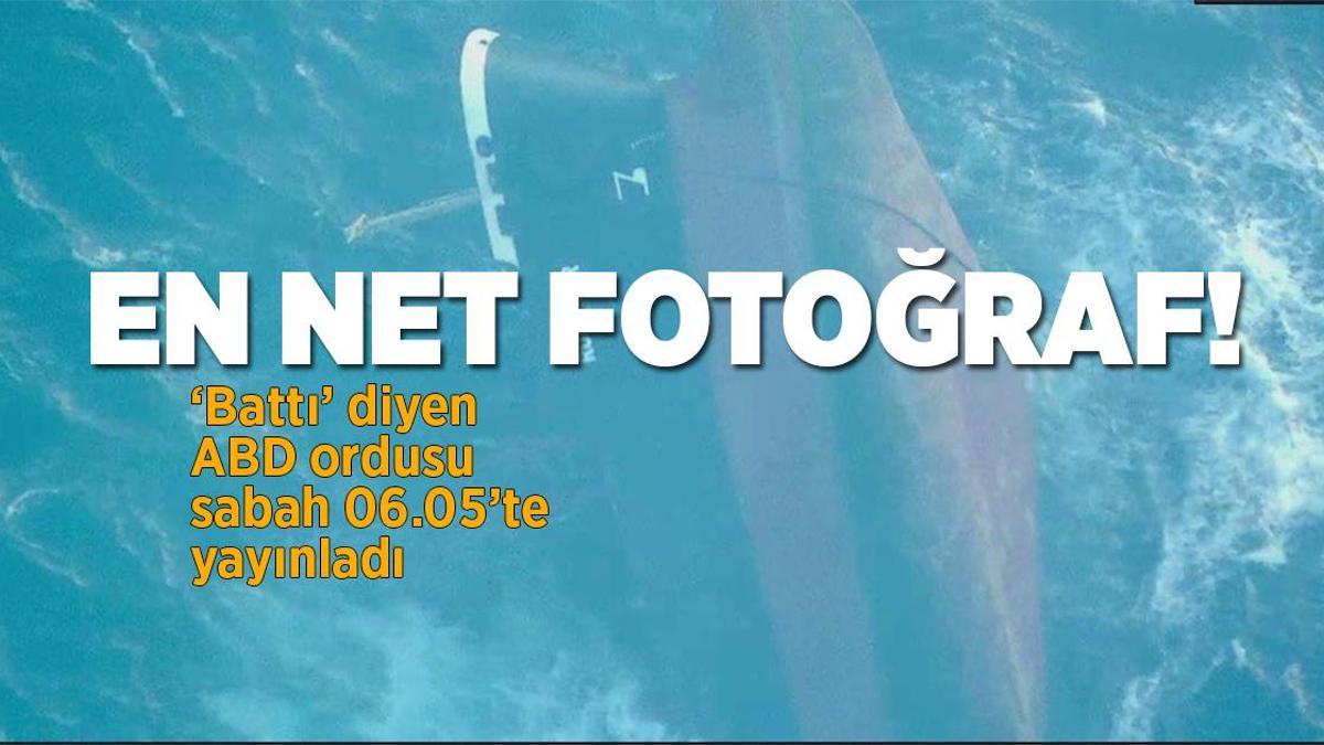 Gazze’deki savaşta son dakika… ABD ordusu sabah 06.05’te paylaştı: Battı!