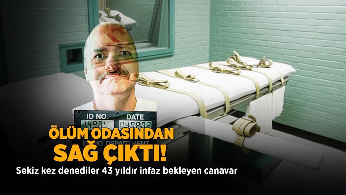 Seri katil ölüm odasından sağ çıktı! Sekiz deneme başarısızlıkla sonuçlandı