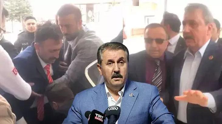 Son dakika… Mustafa Destici’nin makam aracı kaza yaptı