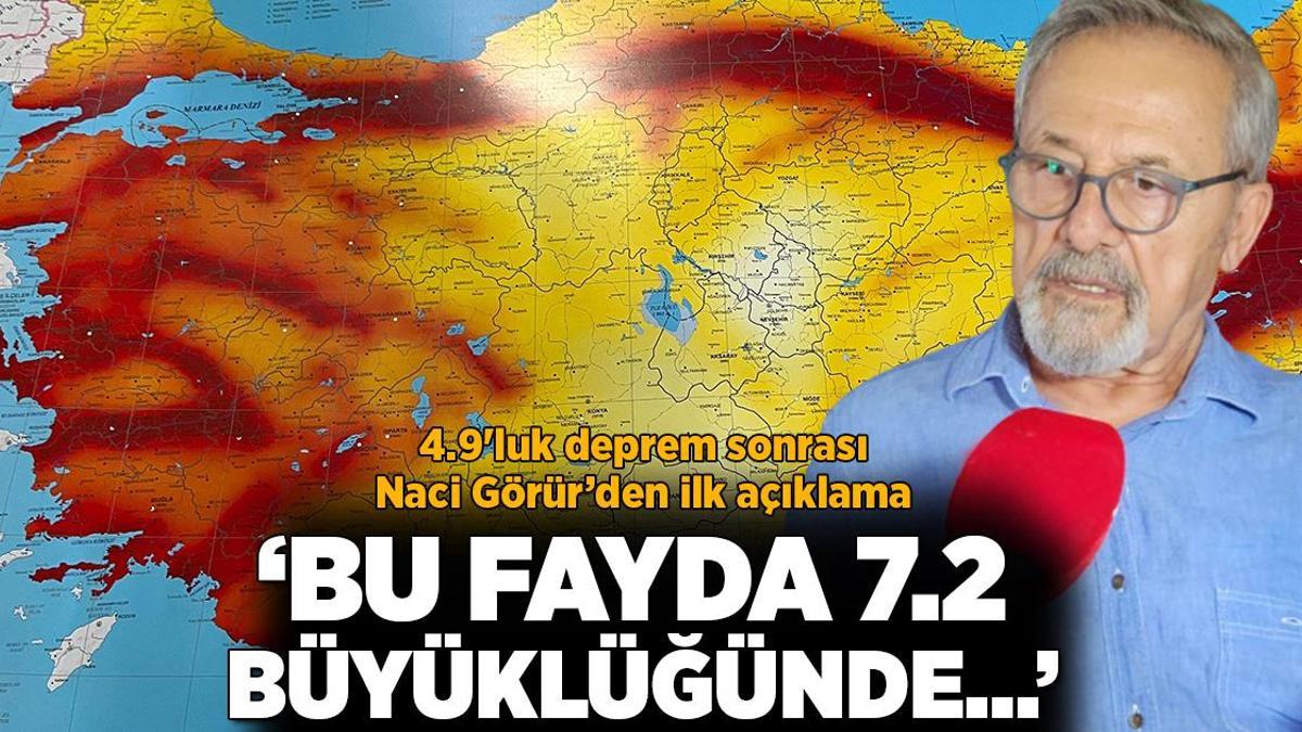 Son dakika… İstanbul’u sallayan depremle ilgili Naci Görür’den ilk açıklama