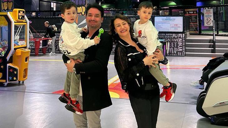 Ezgi Sertel-Ozan Çobanoğlu çiftinden ikiz çocuklarına kutlama