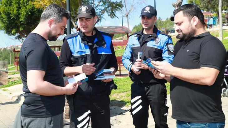 Polis vatandaşları tek tek uyardı