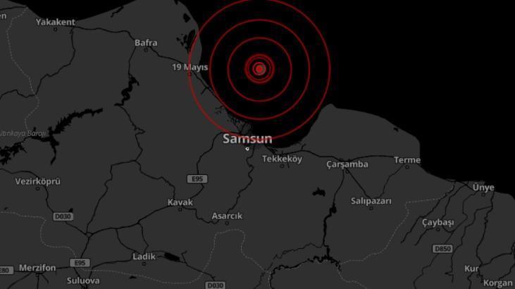Son dakika! AFAD duyurdu: Samsun’da 4 büyüklüğünde deprem