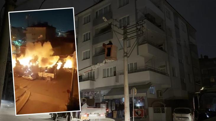 Kocaeli’de feci olay! Elektrik kabloları bomba gibi patladı