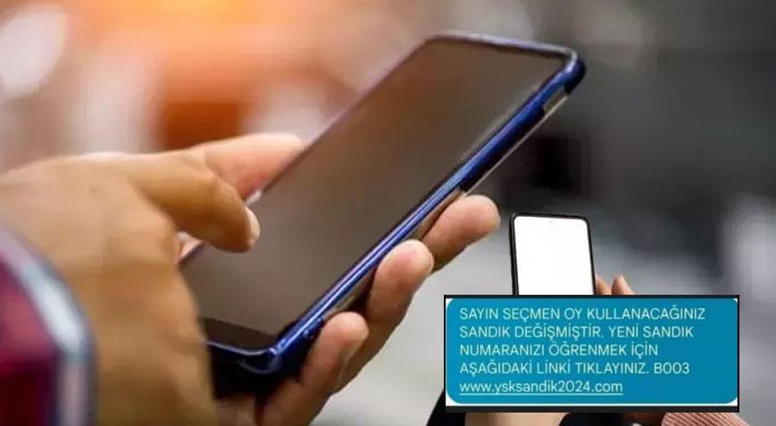 Dolandırıcıların ‘seçim’ tuzağı! ‘Seçim sandığınız değişti’