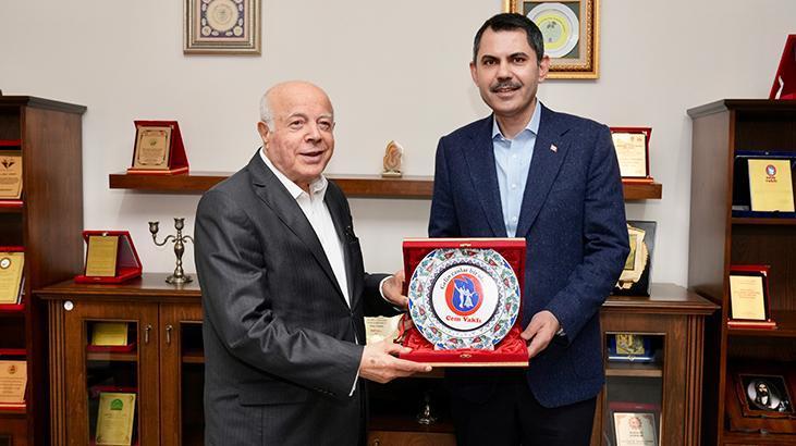 Murat Kurum, Cem Vakfı Genel Merkezi’ni ziyaret etti