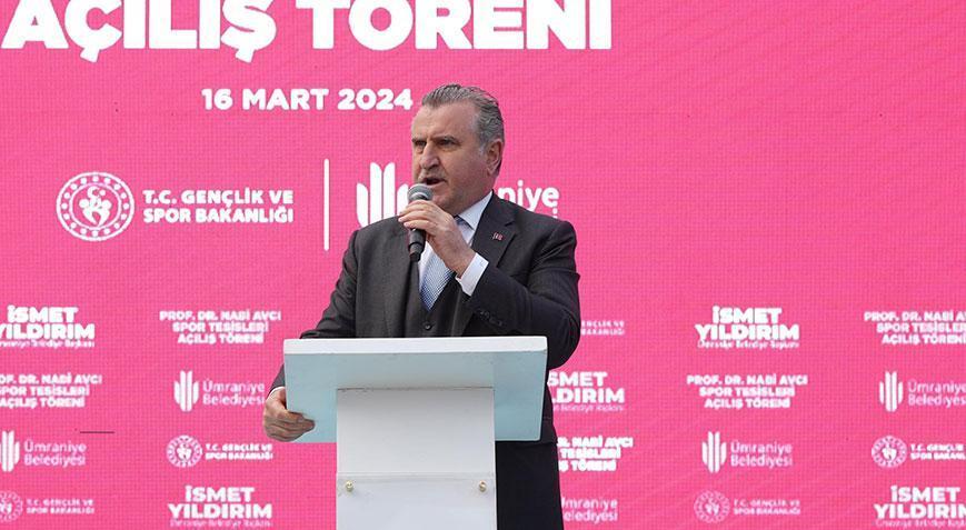 Prof. Dr. Nabi Avcı Spor Tesisleri Bakan Bak’ın katılımı ile açıldı