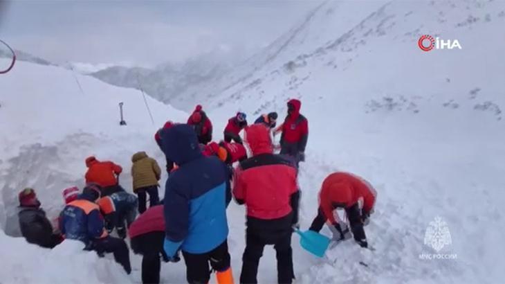 Rusya’da çığ felaketi: İki ölü