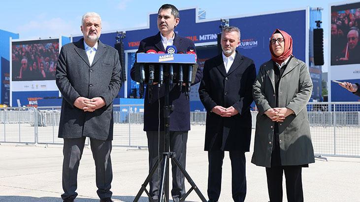 AK Parti’nin İstanbul mitingi öncesi Murat Kurum’dan açıklama: Bayramın provası olacak