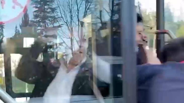 Yol verme tartışmasında muştalı saldırı! Otobüs şoförü gözaltına alındı