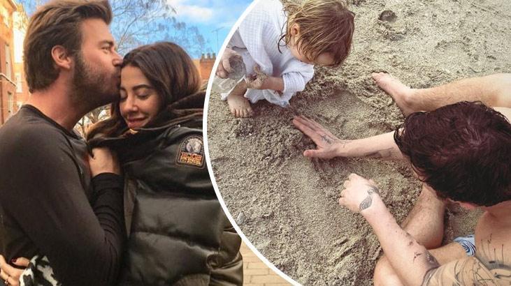 Kıvanç Tatlıtuğ’dan oğlu Kurt Efe’ye: Evlat bak bakalım annen ile sana düşen kalbim nerede?