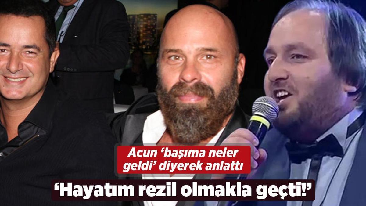 Acun Ilıcalı ‘başıma neler geldi’ diyerek anlattı! ‘Hayatım rezil olmakla geçti’