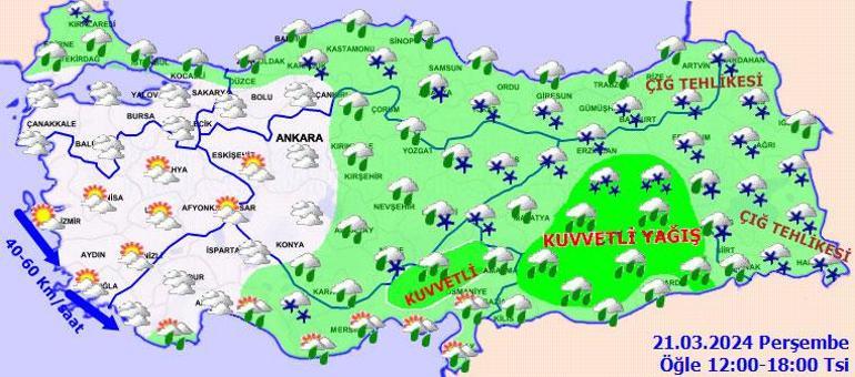 Ankara'da kar yağışı başladı! Meteoroloji haritayı güncelledi, işte il il hava durumu tahminleri...