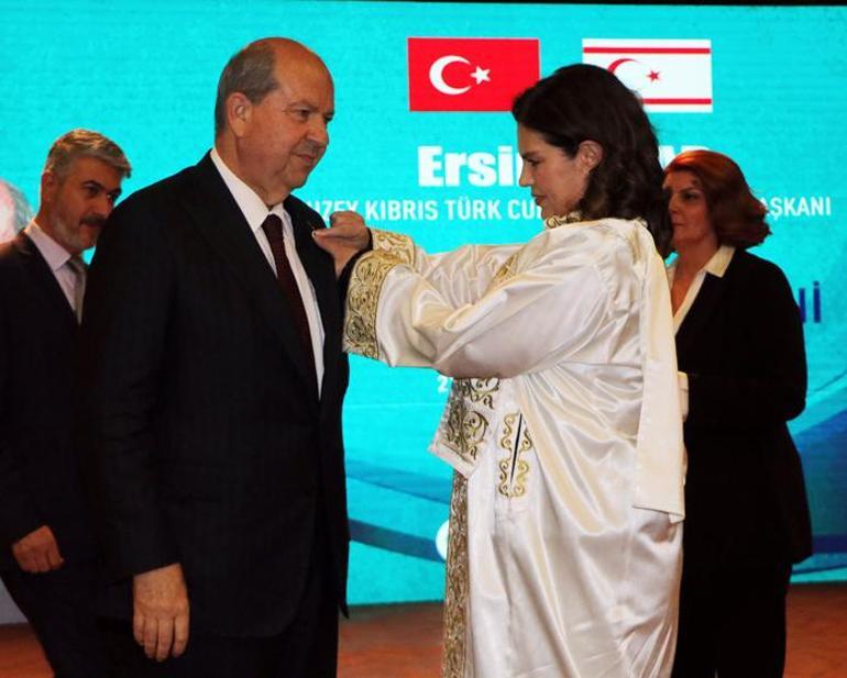 Ersin Tatar’a 'Fahri Doktora' ünvanı! 'Kıbrıs meselesinde tüm Türkiye bize destek verdi'