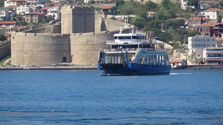 Çanakkale'de bu kez feribot kuyruğu oluşmadı