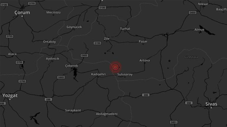 Tokat'ta bir deprem daha oldu! AFAD duyurdu