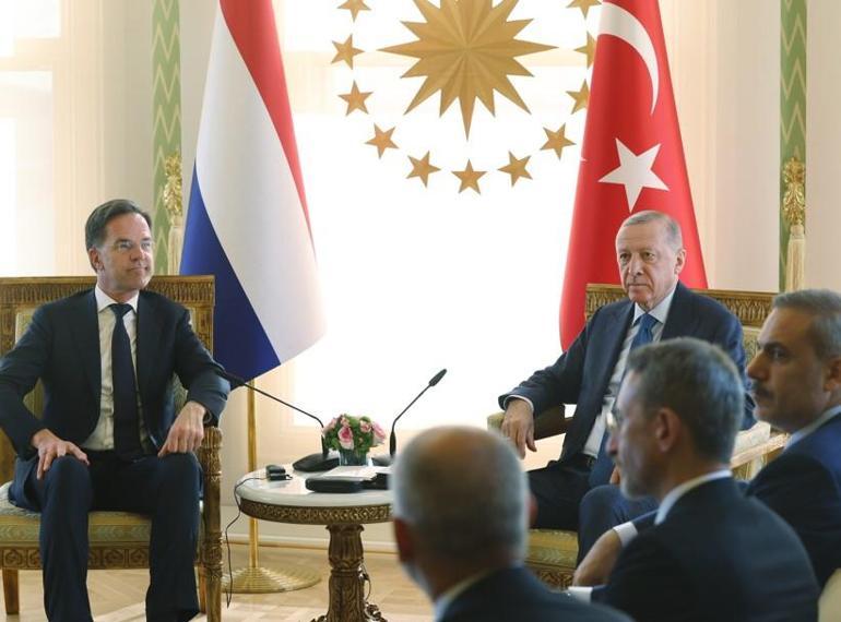 Cumhurbaşkanı Erdoğan Hollanda Başbakanı Rutte'yi kabul etti